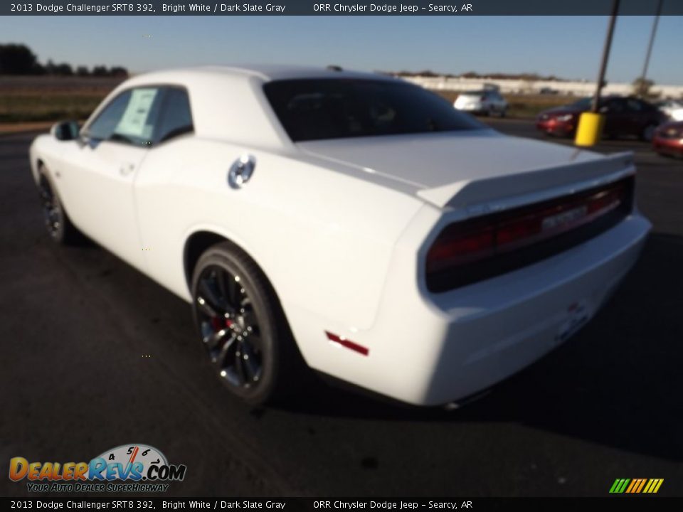2013 Dodge Challenger SRT8 392 Bright White / Dark Slate Gray Photo #8