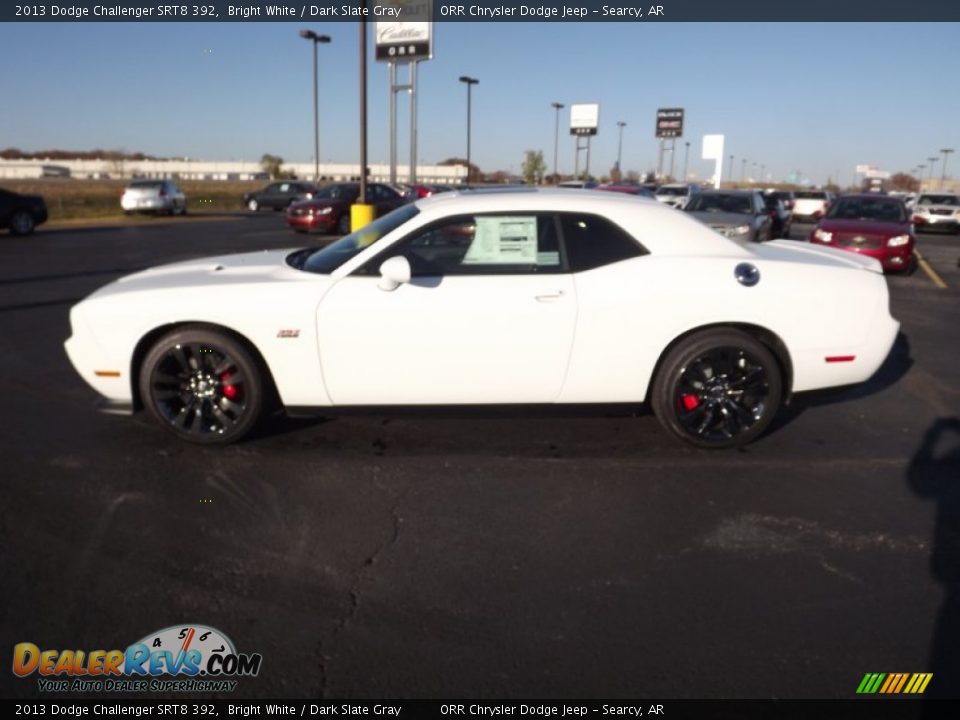 2013 Dodge Challenger SRT8 392 Bright White / Dark Slate Gray Photo #9