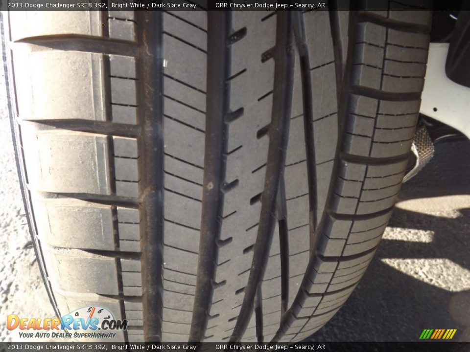 2013 Dodge Challenger SRT8 392 Bright White / Dark Slate Gray Photo #14