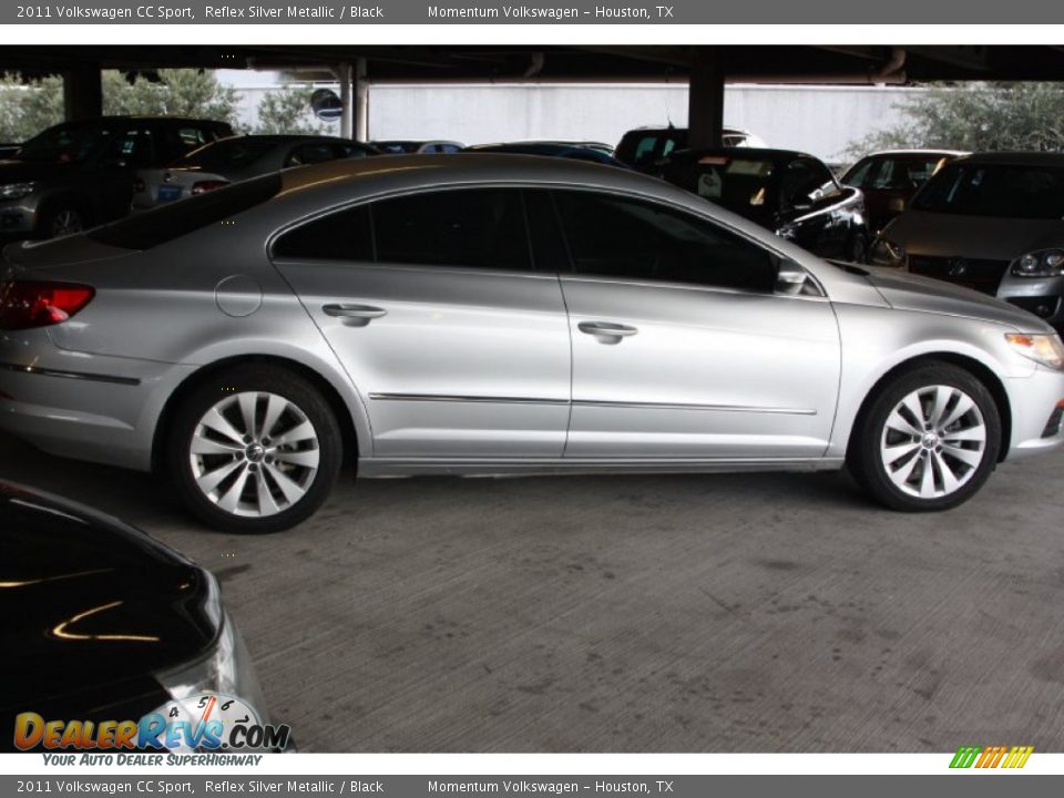 2011 Volkswagen CC Sport Reflex Silver Metallic / Black Photo #7
