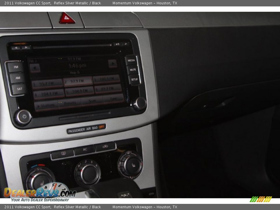 2011 Volkswagen CC Sport Reflex Silver Metallic / Black Photo #11