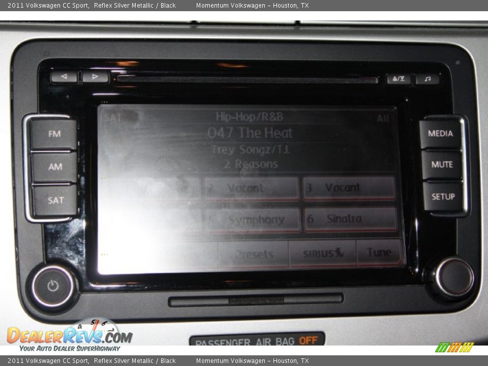 2011 Volkswagen CC Sport Reflex Silver Metallic / Black Photo #15