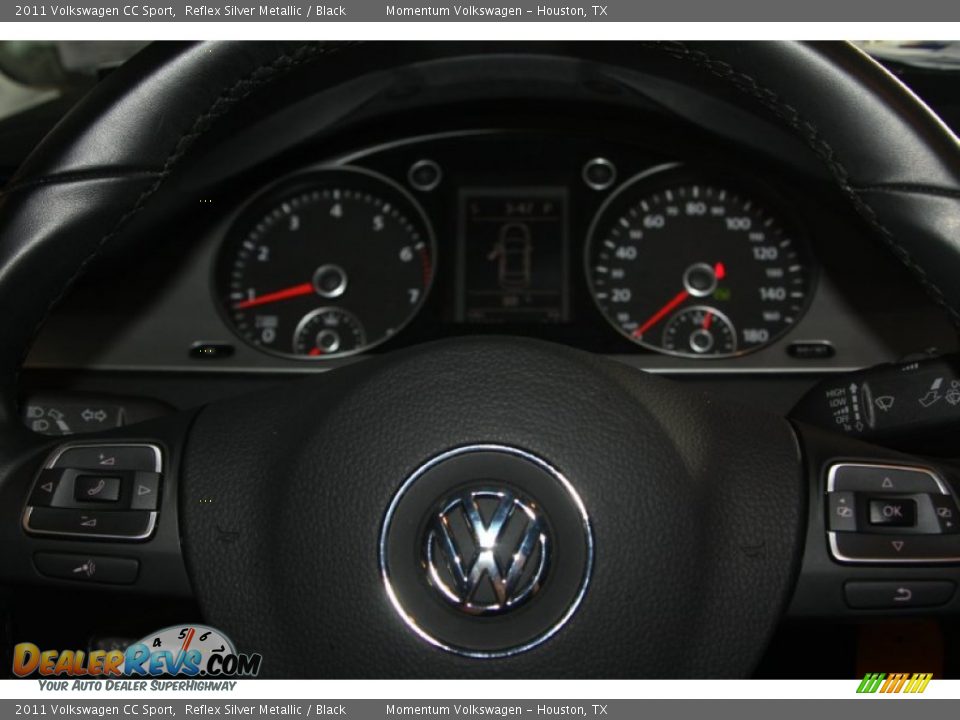 2011 Volkswagen CC Sport Reflex Silver Metallic / Black Photo #17