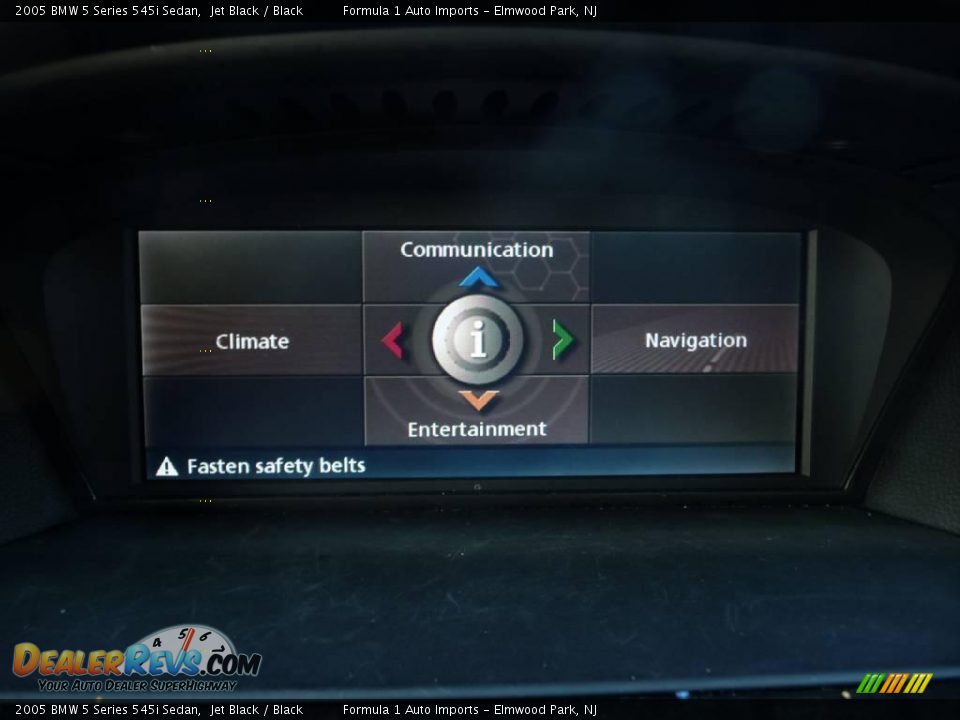 2005 BMW 5 Series 545i Sedan Jet Black / Black Photo #3
