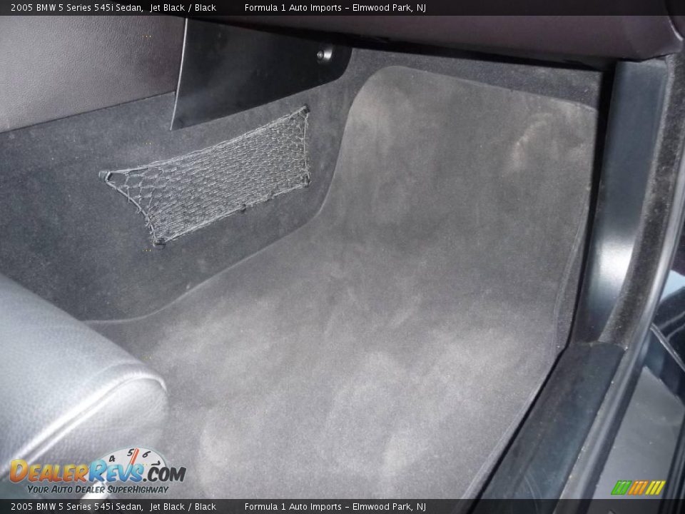 2005 BMW 5 Series 545i Sedan Jet Black / Black Photo #4