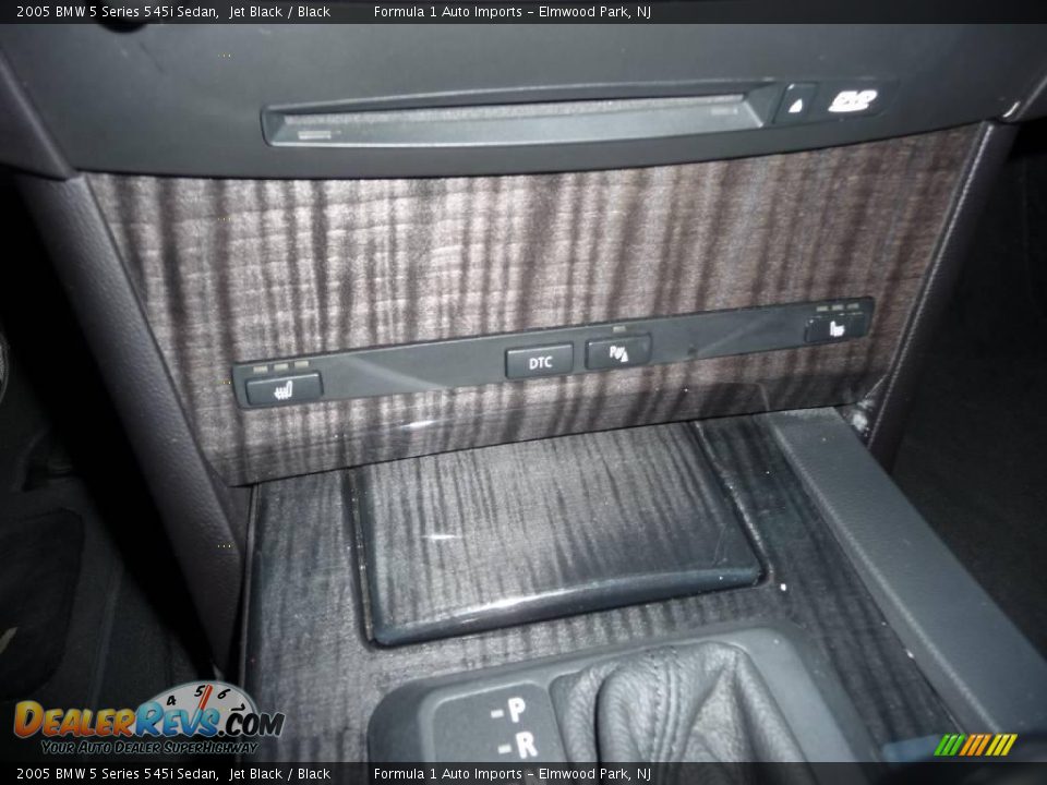 2005 BMW 5 Series 545i Sedan Jet Black / Black Photo #7
