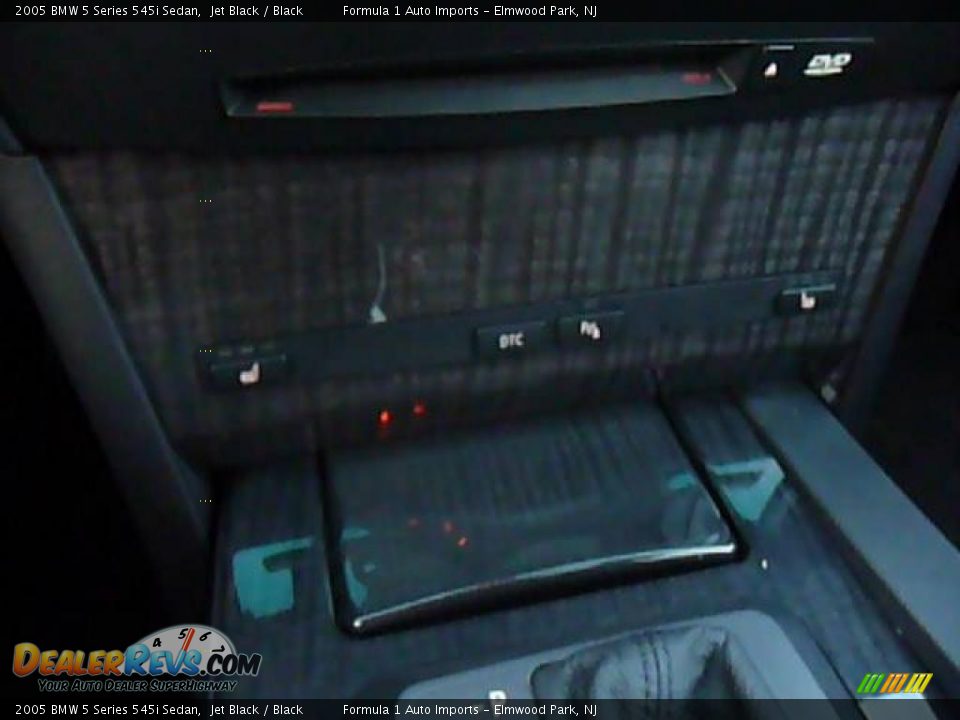 2005 BMW 5 Series 545i Sedan Jet Black / Black Photo #9