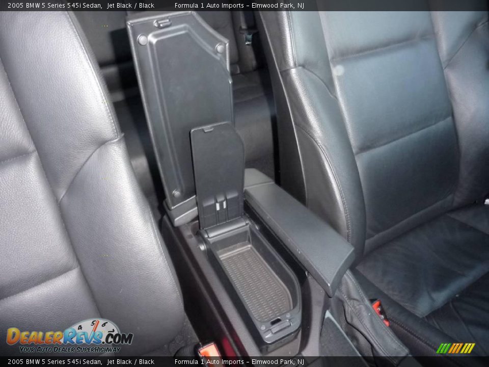 2005 BMW 5 Series 545i Sedan Jet Black / Black Photo #14