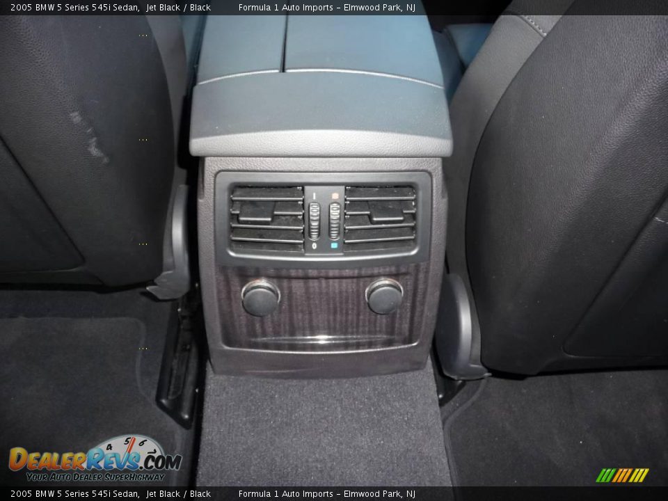2005 BMW 5 Series 545i Sedan Jet Black / Black Photo #21