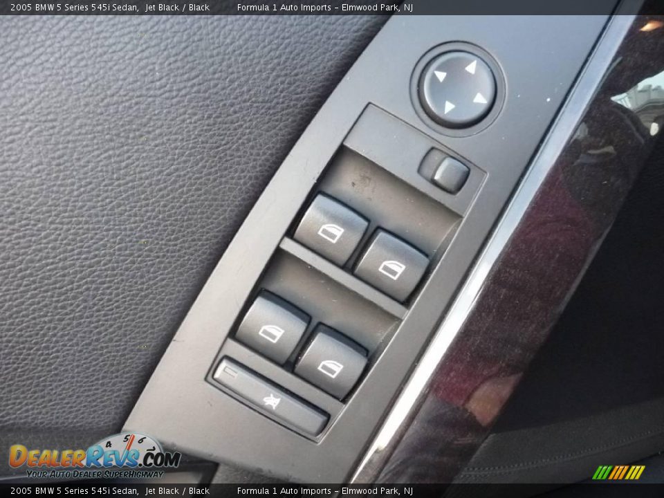 2005 BMW 5 Series 545i Sedan Jet Black / Black Photo #22