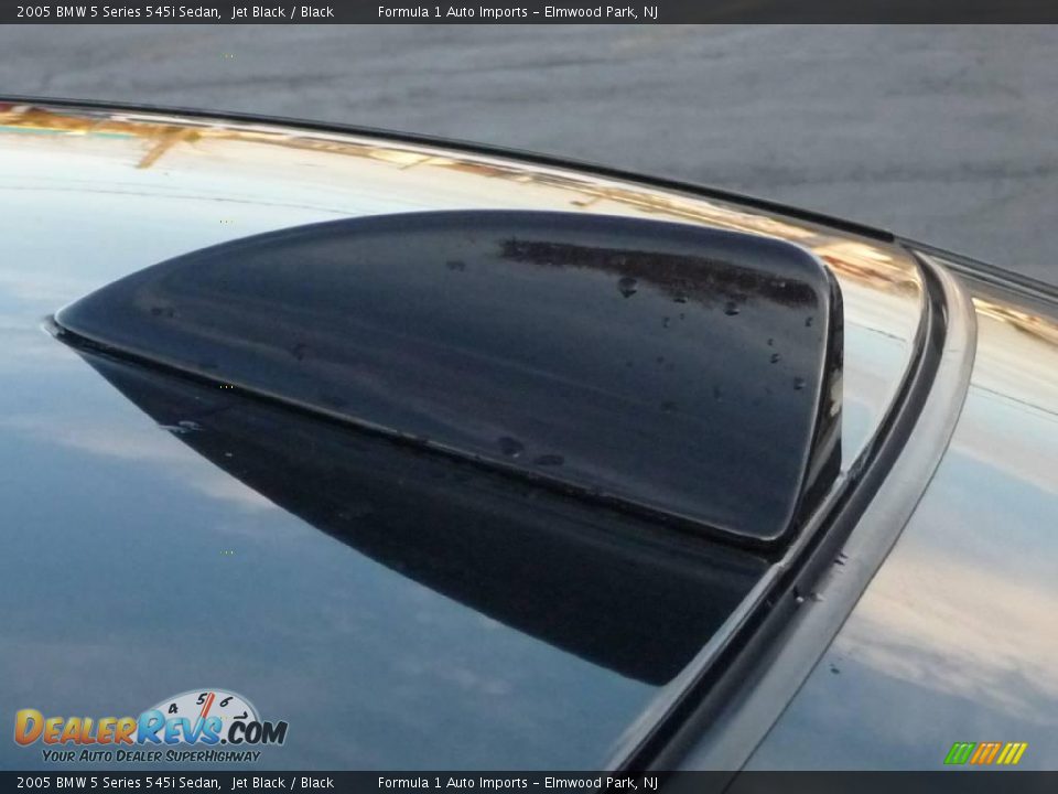 2005 BMW 5 Series 545i Sedan Jet Black / Black Photo #25