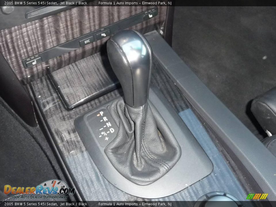 2005 BMW 5 Series 545i Sedan Jet Black / Black Photo #26