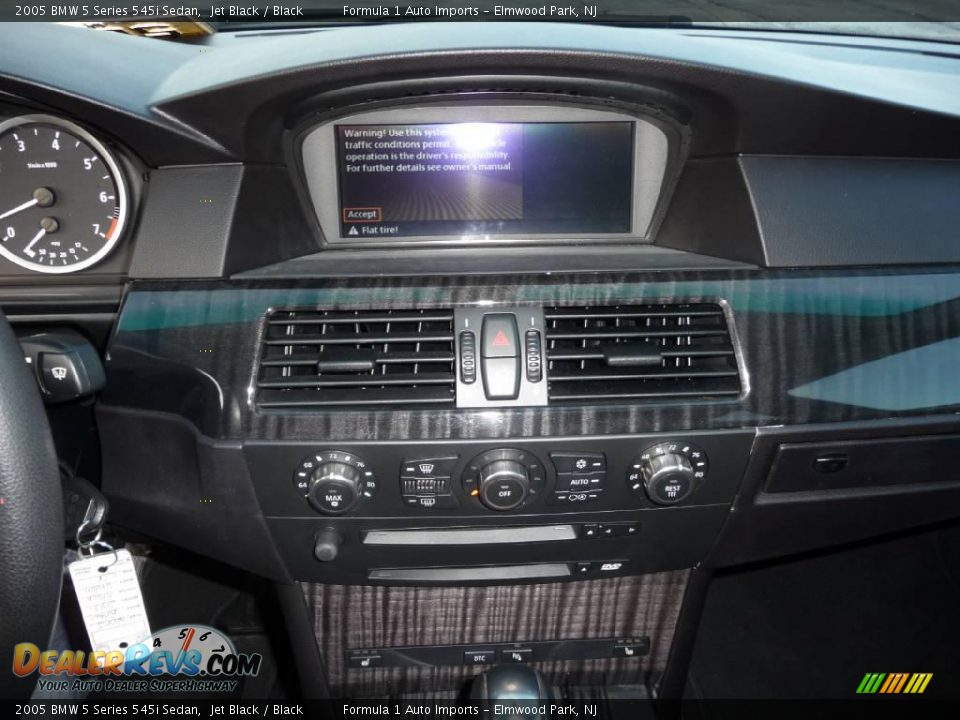 2005 BMW 5 Series 545i Sedan Jet Black / Black Photo #27