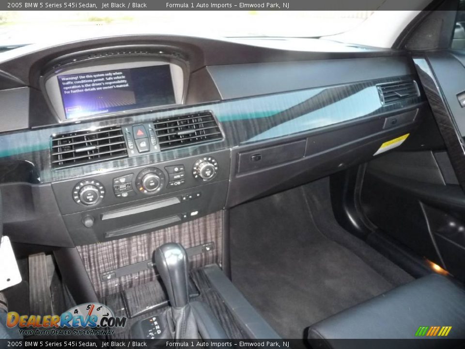 2005 BMW 5 Series 545i Sedan Jet Black / Black Photo #29