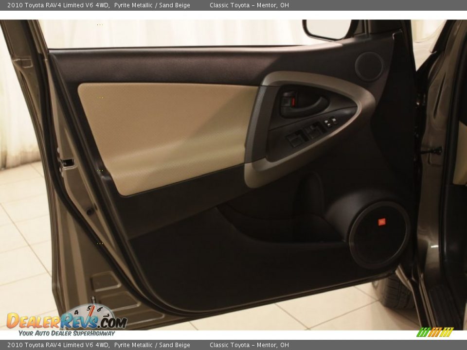 2010 Toyota RAV4 Limited V6 4WD Pyrite Metallic / Sand Beige Photo #5