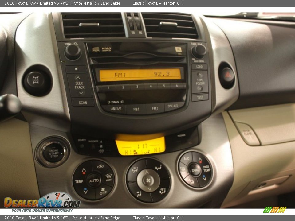 2010 Toyota RAV4 Limited V6 4WD Pyrite Metallic / Sand Beige Photo #9