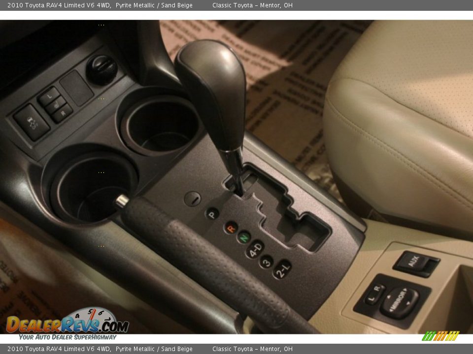 2010 Toyota RAV4 Limited V6 4WD Pyrite Metallic / Sand Beige Photo #10