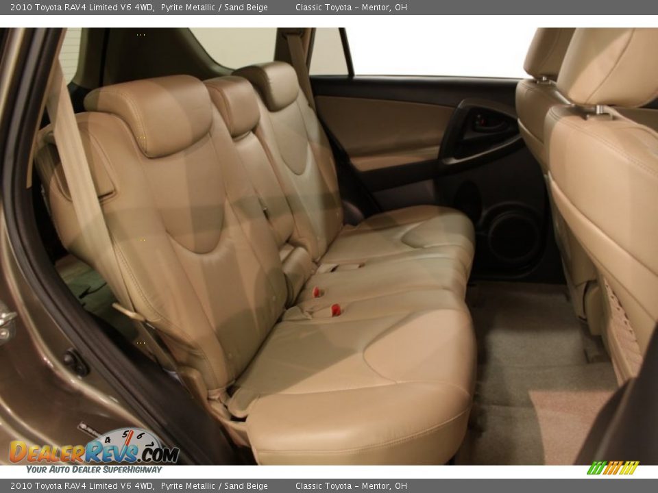 2010 Toyota RAV4 Limited V6 4WD Pyrite Metallic / Sand Beige Photo #12