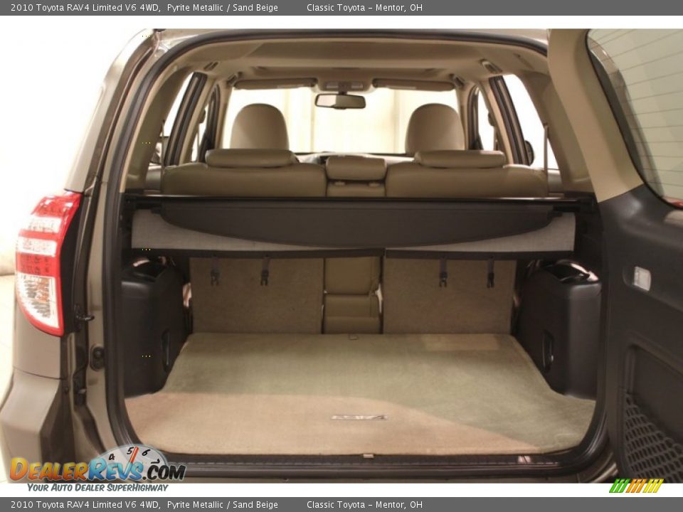 2010 Toyota RAV4 Limited V6 4WD Pyrite Metallic / Sand Beige Photo #15