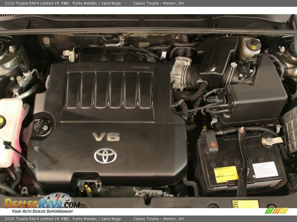 2010 Toyota RAV4 Limited V6 4WD Pyrite Metallic / Sand Beige Photo #16
