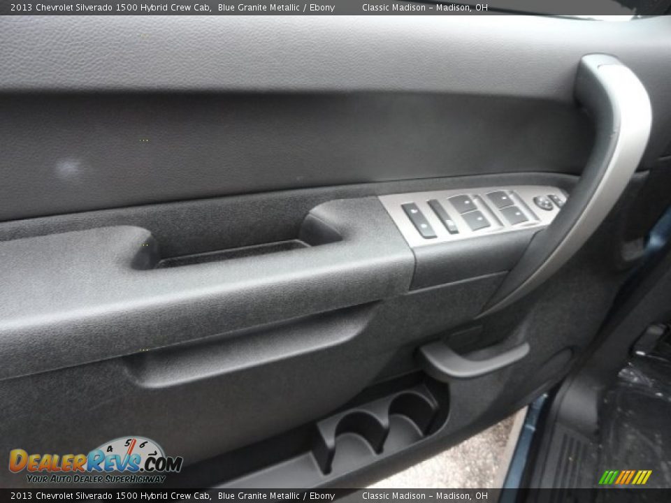 2013 Chevrolet Silverado 1500 Hybrid Crew Cab Blue Granite Metallic / Ebony Photo #2
