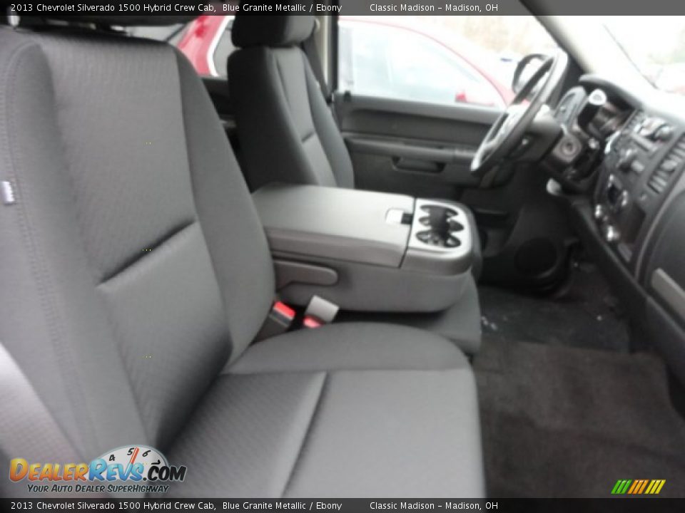 2013 Chevrolet Silverado 1500 Hybrid Crew Cab Blue Granite Metallic / Ebony Photo #12
