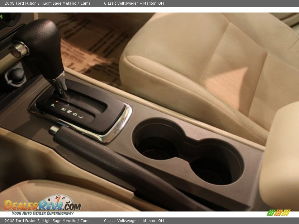 2008 Ford Fusion S Light Sage Metallic / Camel Photo #10