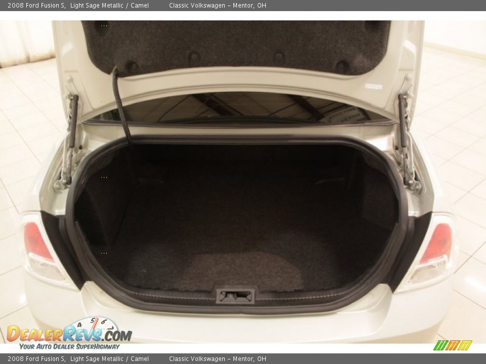 2008 Ford Fusion S Light Sage Metallic / Camel Photo #16