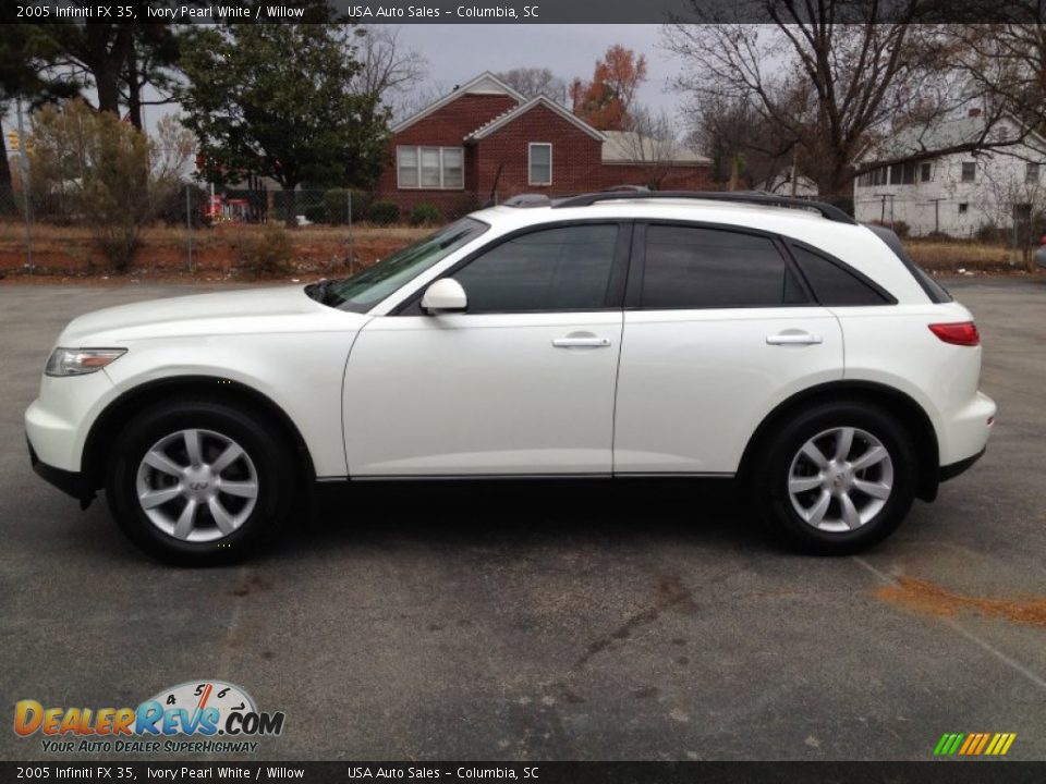Ivory Pearl White 2005 Infiniti FX 35 Photo #4