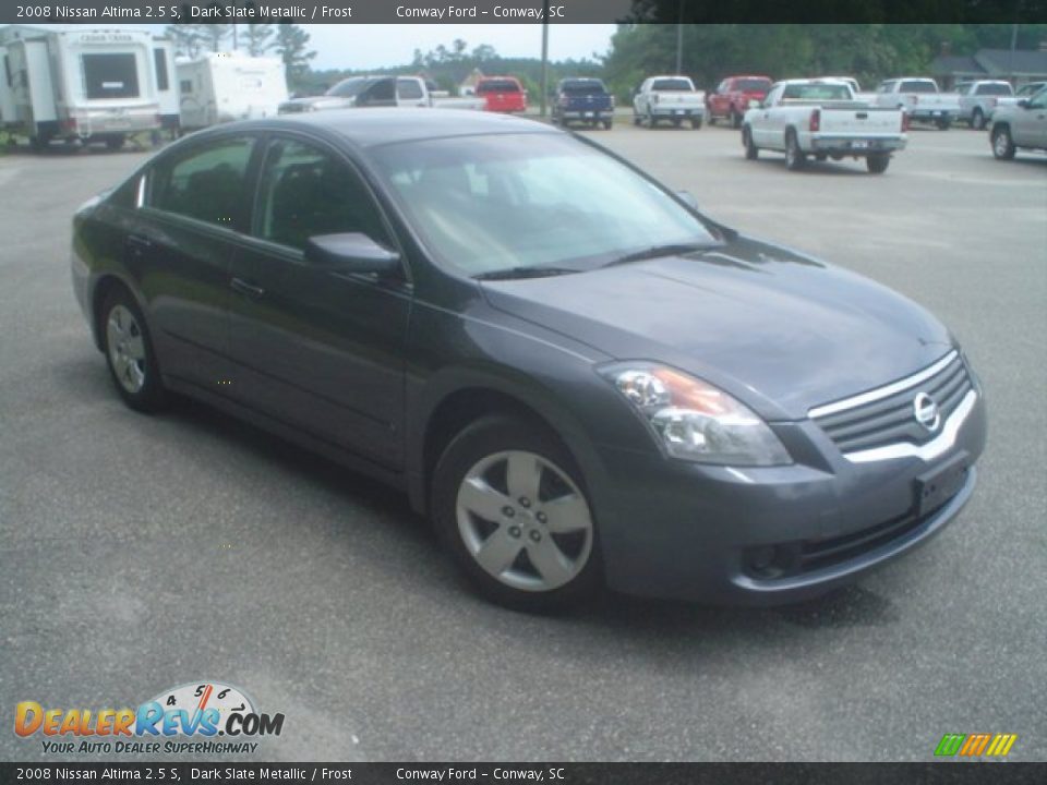 2008 Nissan Altima 2.5 S Dark Slate Metallic / Frost Photo #3