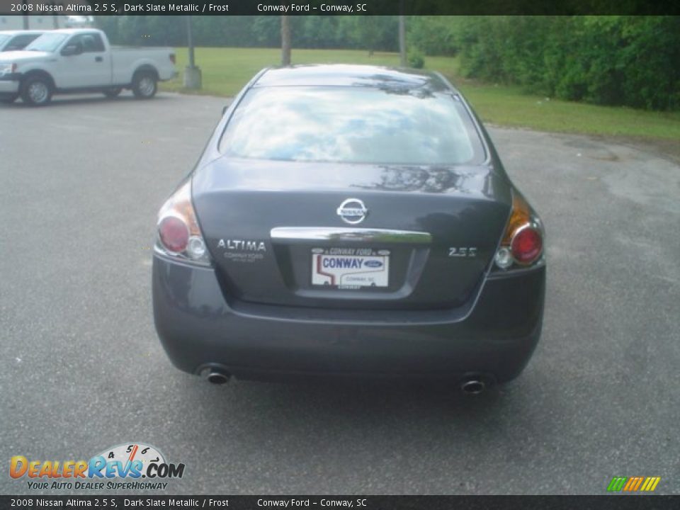 2008 Nissan Altima 2.5 S Dark Slate Metallic / Frost Photo #6