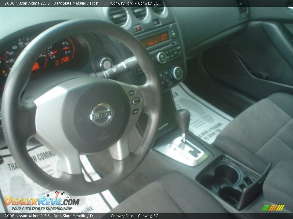 2008 Nissan Altima 2.5 S Dark Slate Metallic / Frost Photo #14