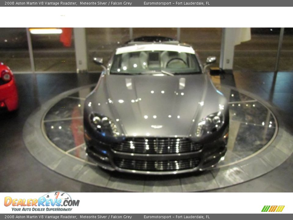 2008 Aston Martin V8 Vantage Roadster Meteorite Silver / Falcon Grey Photo #2