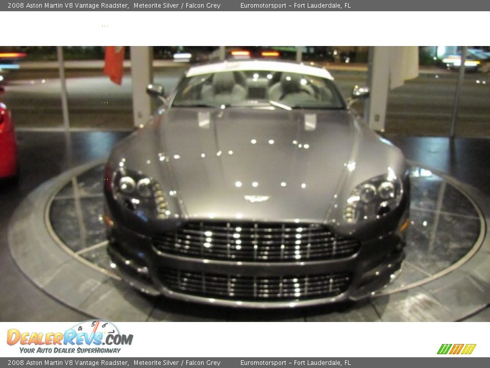 2008 Aston Martin V8 Vantage Roadster Meteorite Silver / Falcon Grey Photo #3