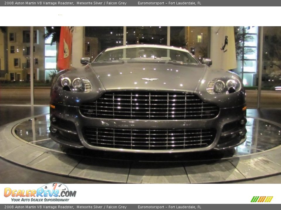 2008 Aston Martin V8 Vantage Roadster Meteorite Silver / Falcon Grey Photo #4