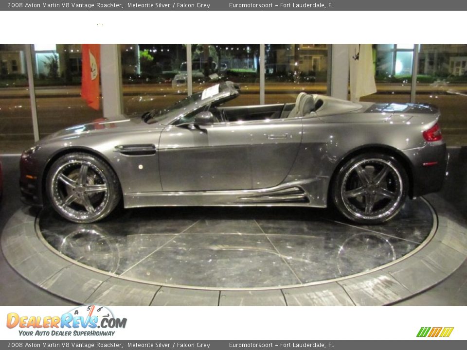 2008 Aston Martin V8 Vantage Roadster Meteorite Silver / Falcon Grey Photo #9