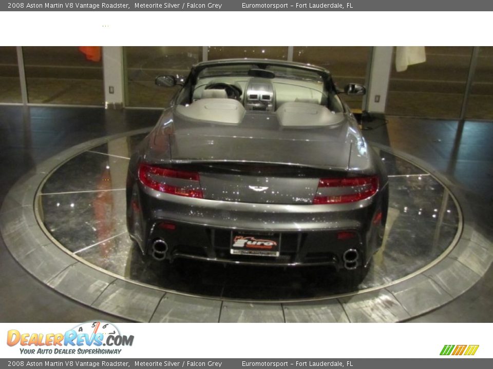2008 Aston Martin V8 Vantage Roadster Meteorite Silver / Falcon Grey Photo #17