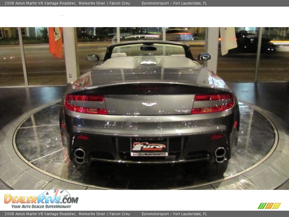 2008 Aston Martin V8 Vantage Roadster Meteorite Silver / Falcon Grey Photo #18