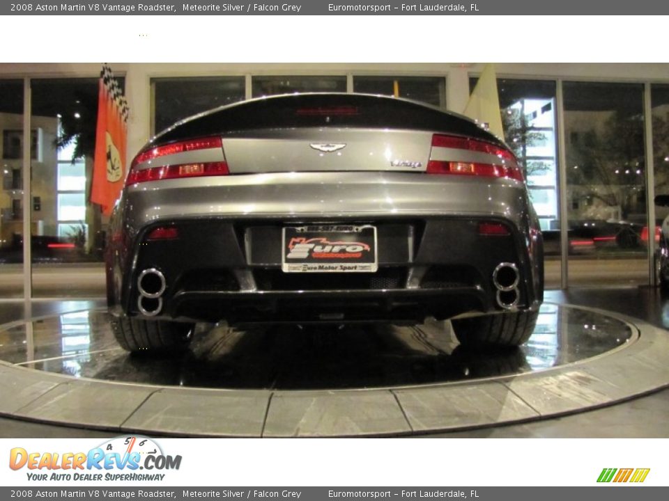 2008 Aston Martin V8 Vantage Roadster Meteorite Silver / Falcon Grey Photo #19