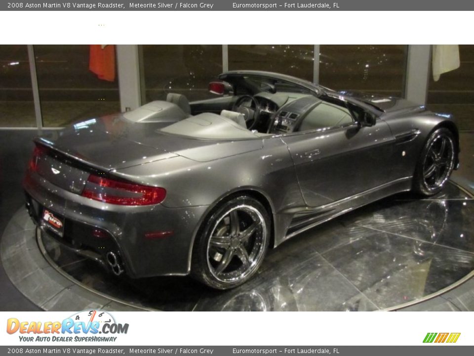 2008 Aston Martin V8 Vantage Roadster Meteorite Silver / Falcon Grey Photo #20