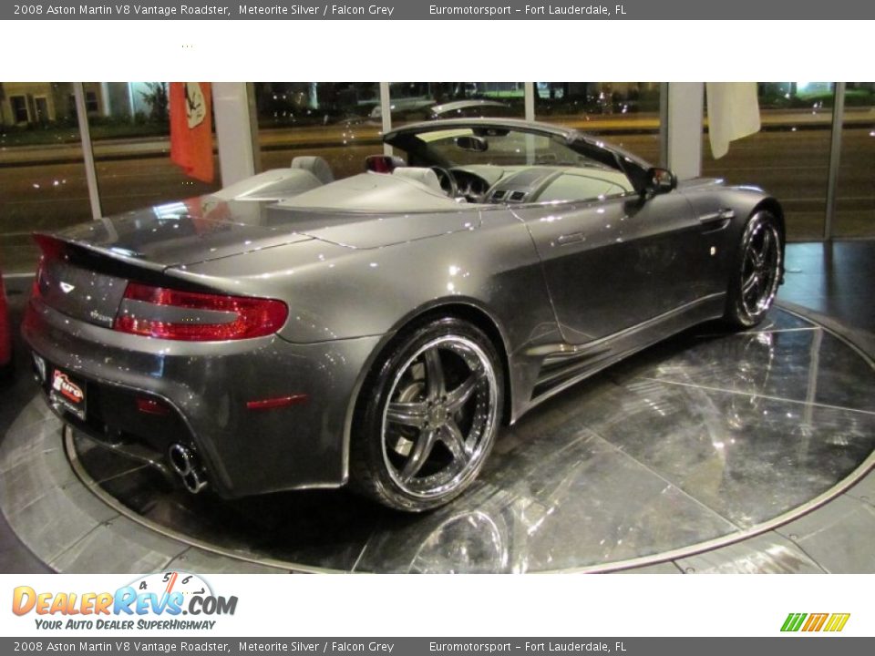 2008 Aston Martin V8 Vantage Roadster Meteorite Silver / Falcon Grey Photo #21