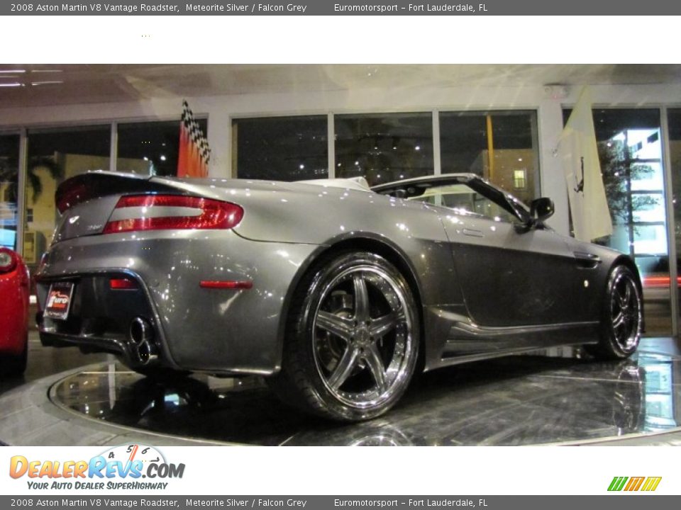 2008 Aston Martin V8 Vantage Roadster Meteorite Silver / Falcon Grey Photo #22