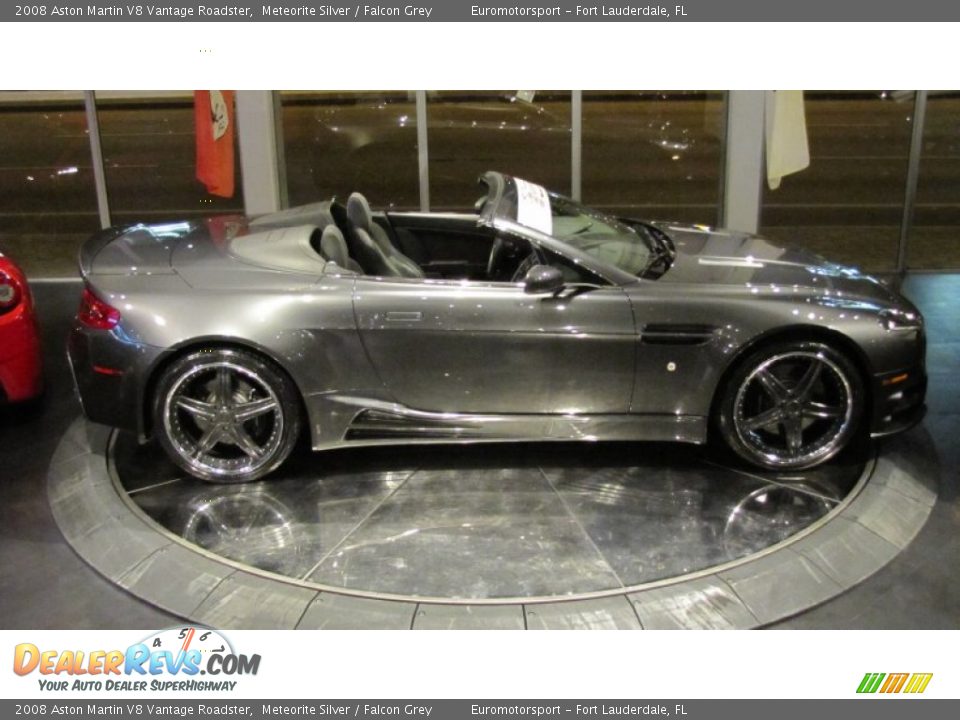 2008 Aston Martin V8 Vantage Roadster Meteorite Silver / Falcon Grey Photo #23