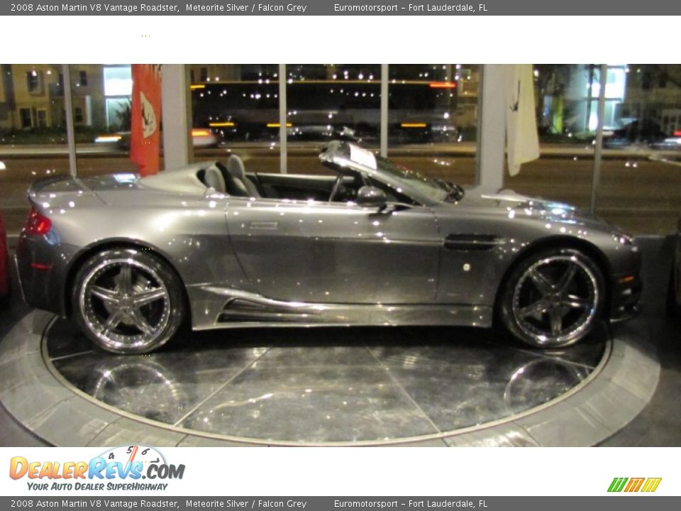 2008 Aston Martin V8 Vantage Roadster Meteorite Silver / Falcon Grey Photo #24