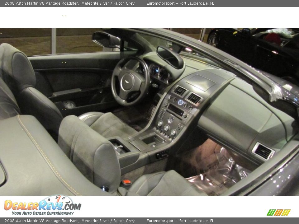 2008 Aston Martin V8 Vantage Roadster Meteorite Silver / Falcon Grey Photo #28