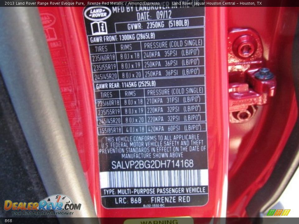 land-rover-color-code-868-firenze-red-metallic-dealerrevs