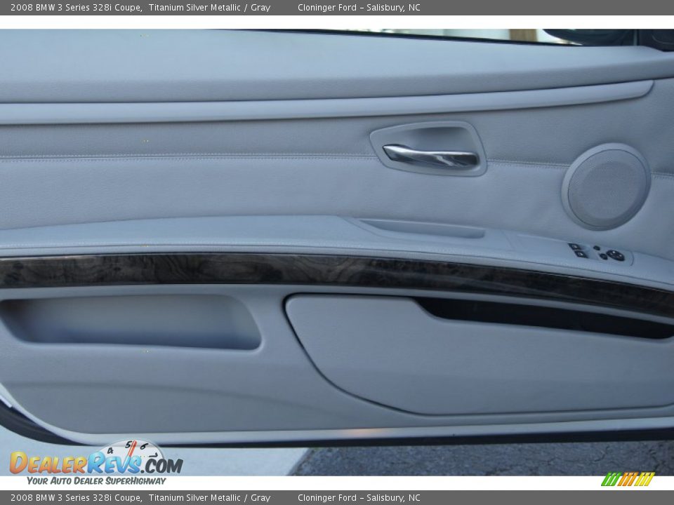 2008 BMW 3 Series 328i Coupe Titanium Silver Metallic / Gray Photo #8