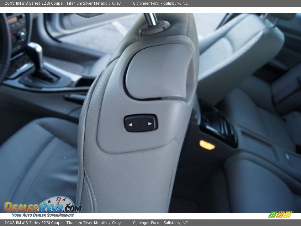 2008 BMW 3 Series 328i Coupe Titanium Silver Metallic / Gray Photo #13