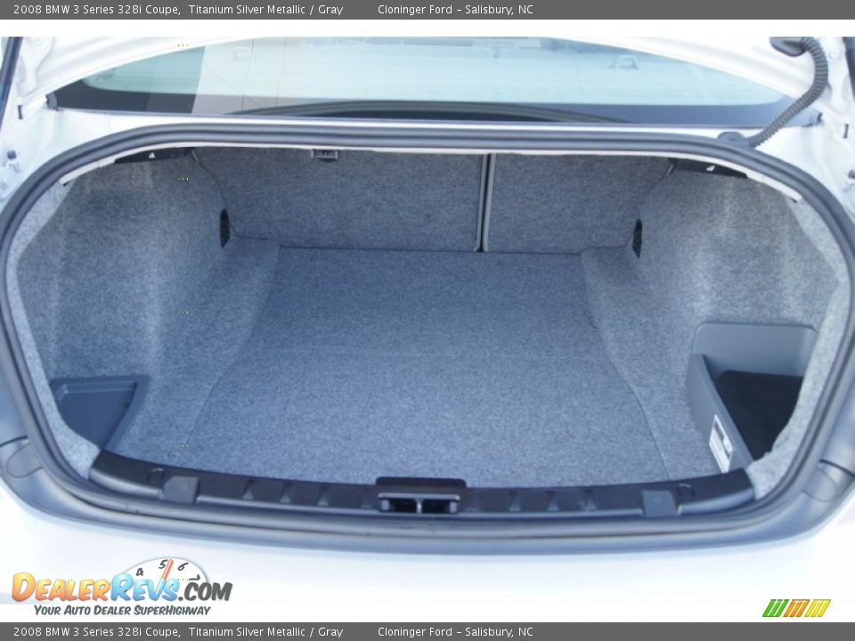 2008 BMW 3 Series 328i Coupe Titanium Silver Metallic / Gray Photo #14