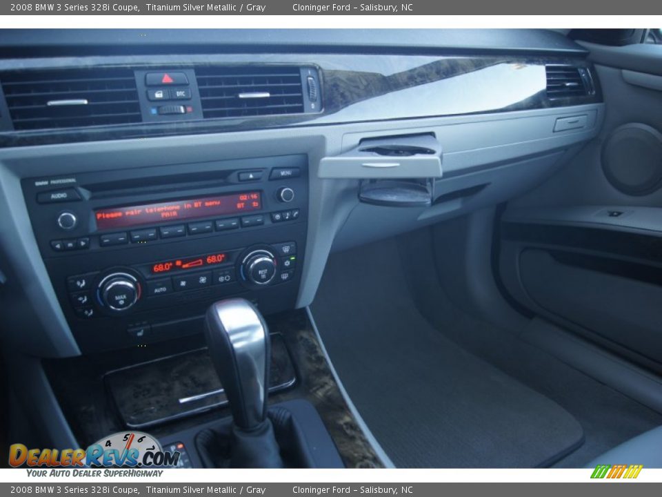 2008 BMW 3 Series 328i Coupe Titanium Silver Metallic / Gray Photo #23